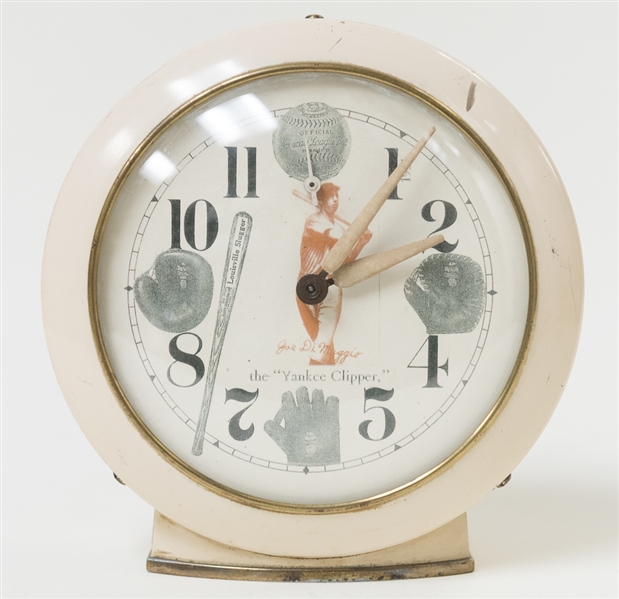 RARE 1951 Joe DiMaggio The Yankee Clipper Alarm Clock